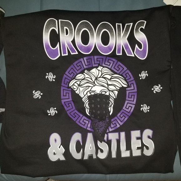 2 Crooks & Castle T-Shirts - Picture 1 of 6